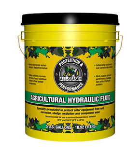 AS Agricultural Hydraulic Fluid 5Gal Pail Front. 2019